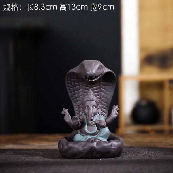 Ganesha Snake Incense Burner-ToShay.org