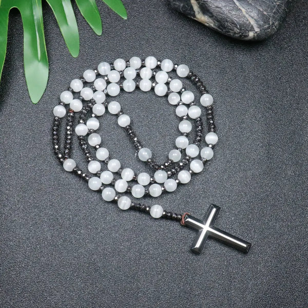 Mixed Quartz Crystal Rosary Beads-ToShay.org