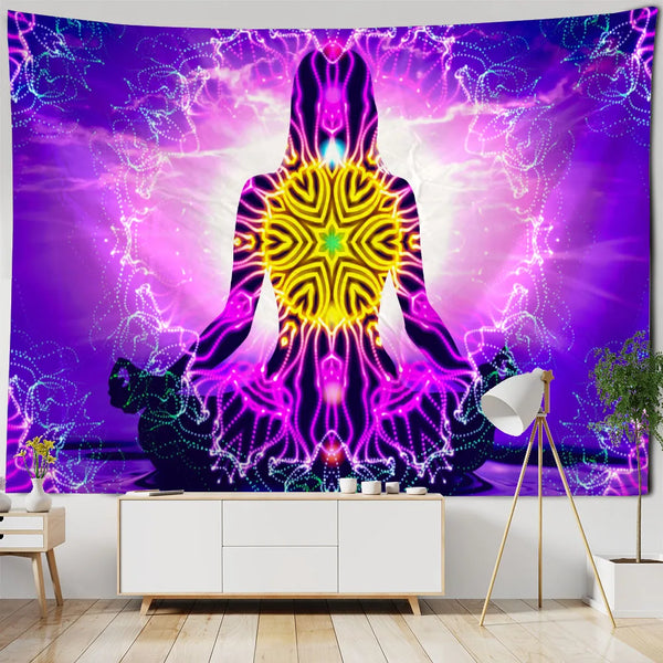 Chakra Meditation Tapestry-ToShay.org