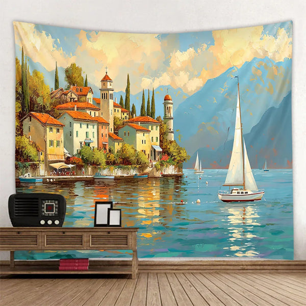 Sea View Art Tapestry-ToShay.org