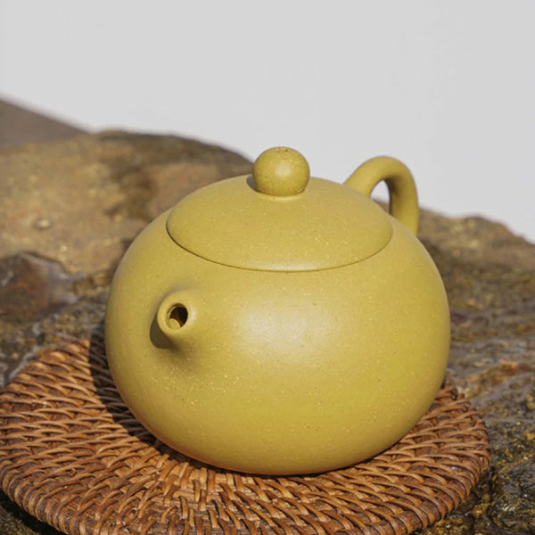 Yellow Yixing Clay Teapot-ToShay.org