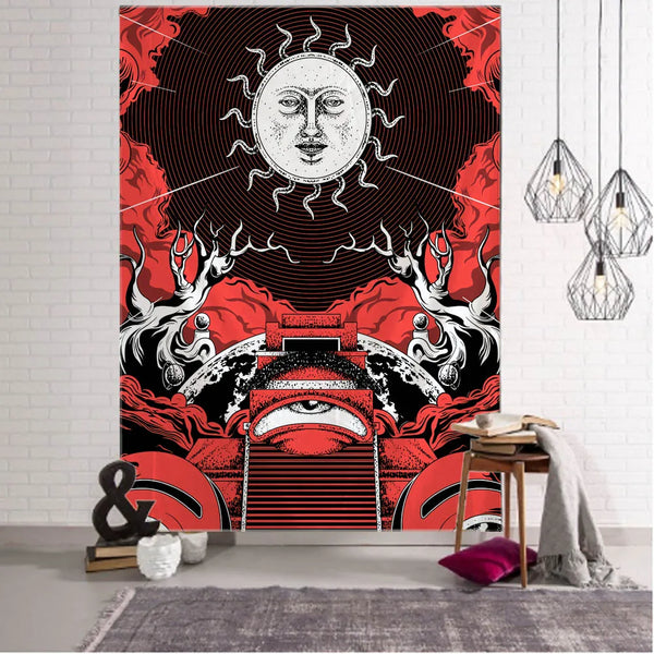 Sun Moon Art tapestry-ToShay.org