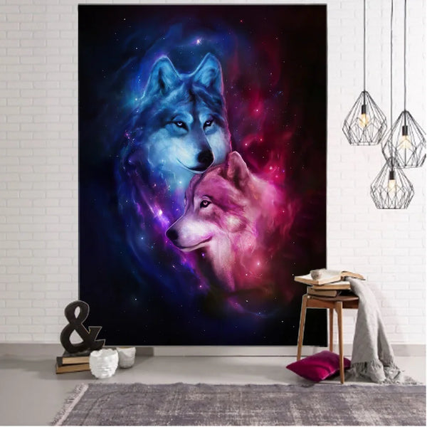 Wolf Art Tapestry-ToShay.org