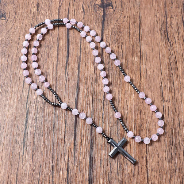 Mixed Quartz Crystal Rosary Beads-ToShay.org