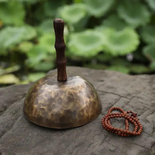 Tibetan Handle Singing Bowl-ToShay.org