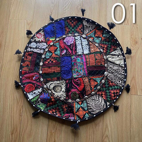 Patchwork Floor Cushion Cover-ToShay.org