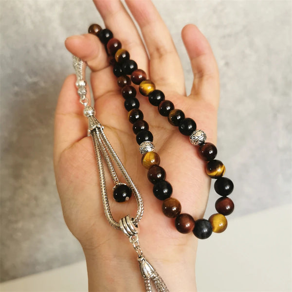 Yellow Tiger Eye Prayer Beads-ToShay.org