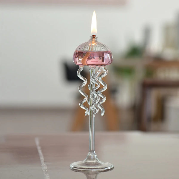 Clear Glass Oil Lamp-ToShay.org