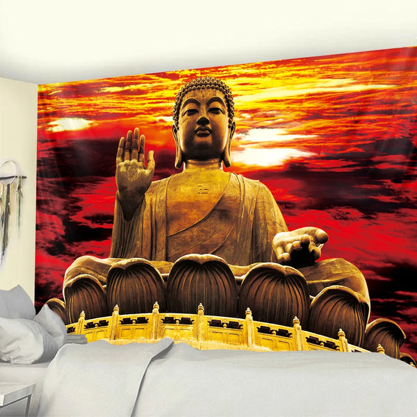 Buddha Meditation Tapestry-ToShay.org