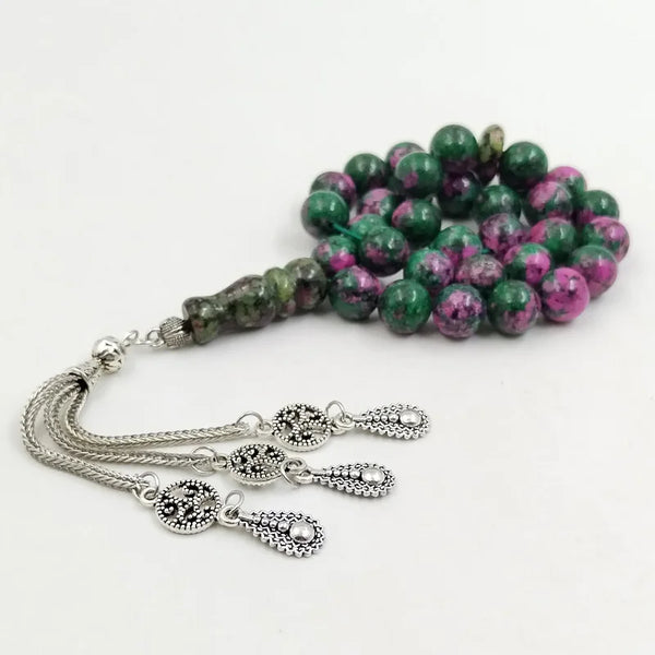 Green Zoisite Prayer Beads-ToShay.org