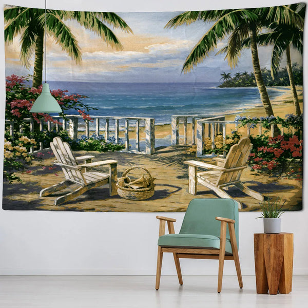 Sea View Art Tapestry-ToShay.org