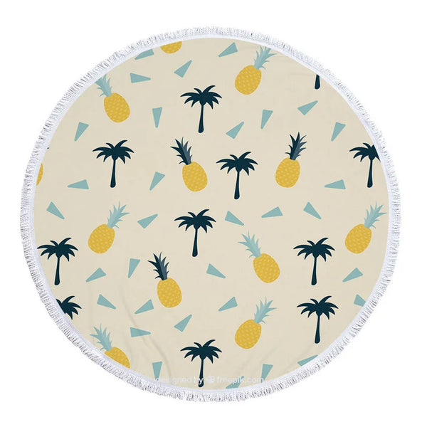 Pineapple Beach Mat-ToShay.org