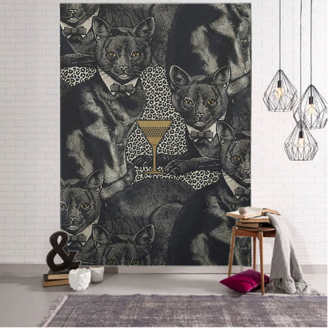 Cat Art Tapestry-ToShay.org