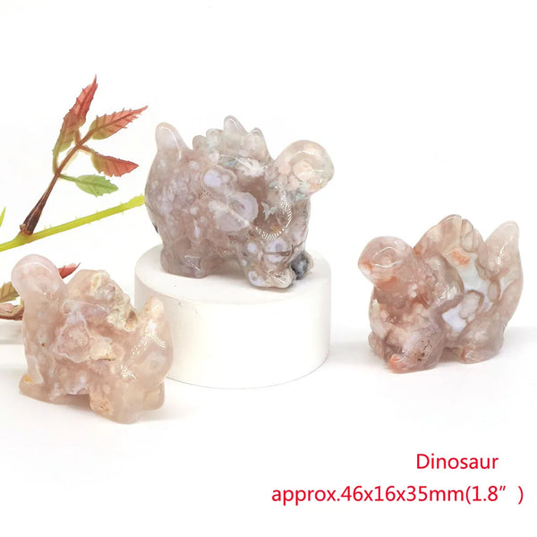 Pink Blossom Agate Animals-ToShay.org