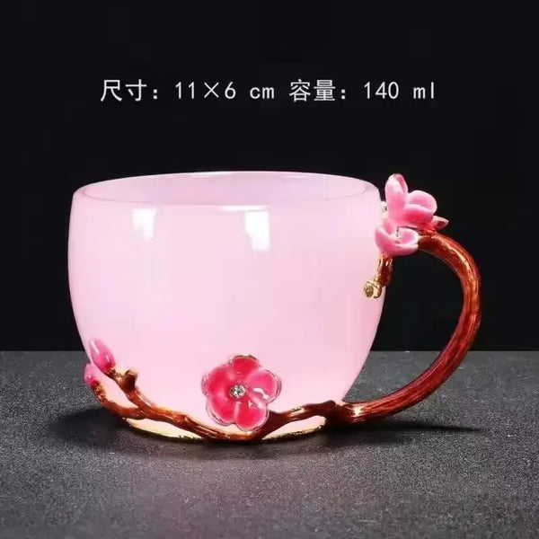 Clear Porcelain Tea Cups-ToShay.org