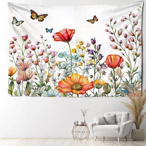 Flower Art Tapestry-ToShay.org