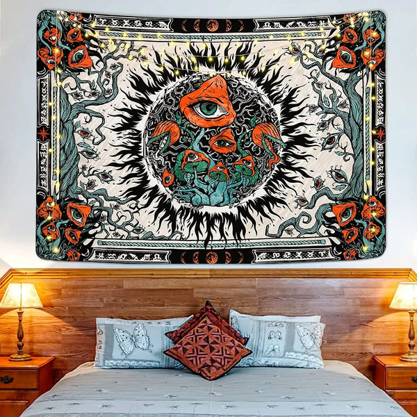 Mushroom Eye Tapestry-ToShay.org