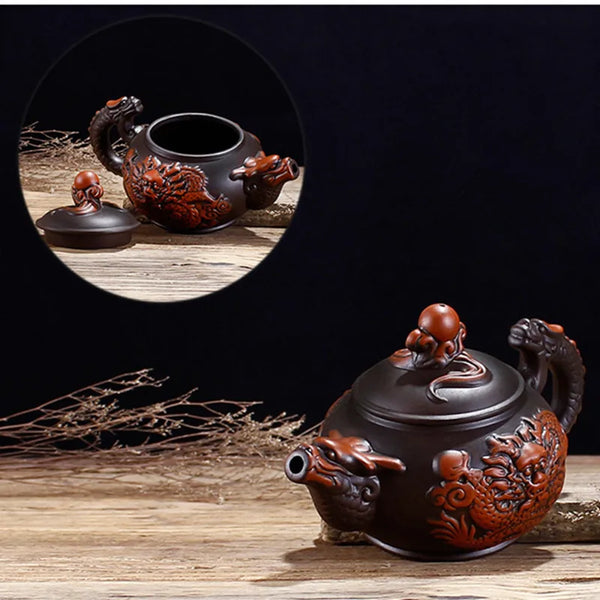 Dragon Clay Tea Pot-ToShay.org