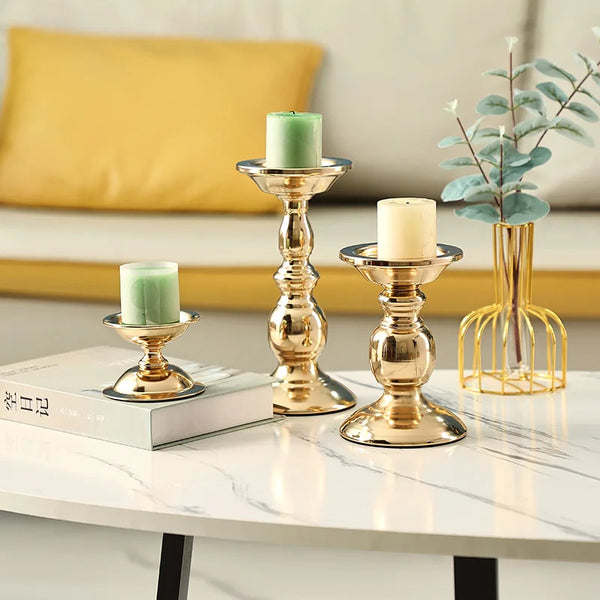 Gold Candle Stand-ToShay.org