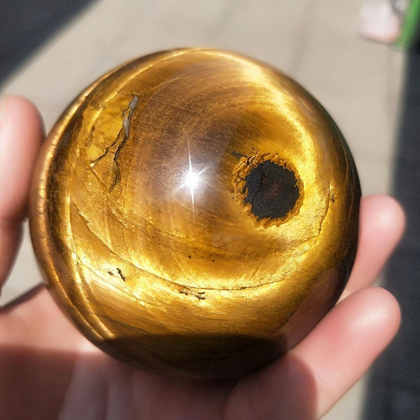 Yellow Tiger Eye Ball-ToShay.org