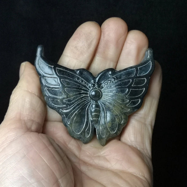 Green Magnet Meteorite Jade Butterfly-ToShay.org