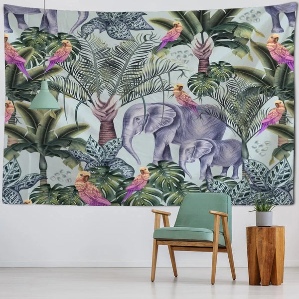 Tropical Plants Tapestry-ToShay.org