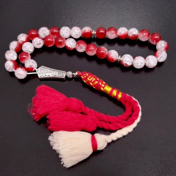 Red Crystal Prayer Beads-ToShay.org