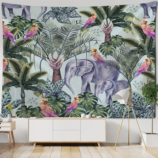 Tropical Plants Tapestry-ToShay.org