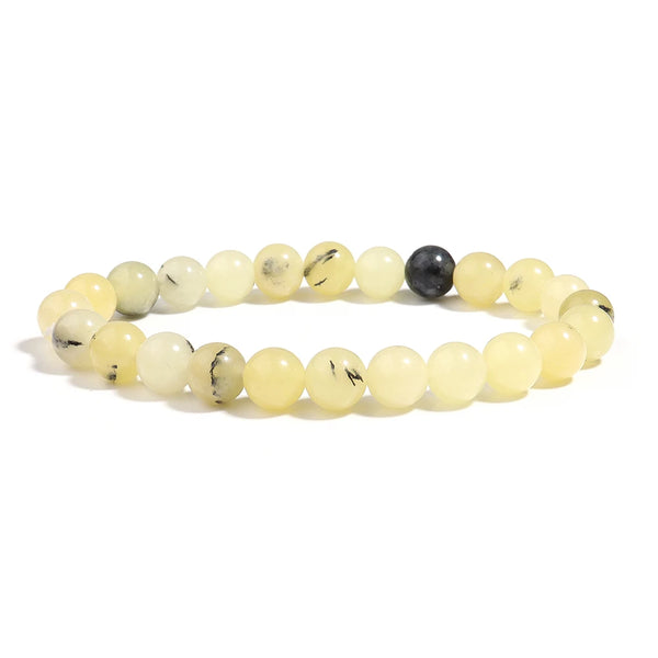 Yellow Opal Bead Bracelet-ToShay.org