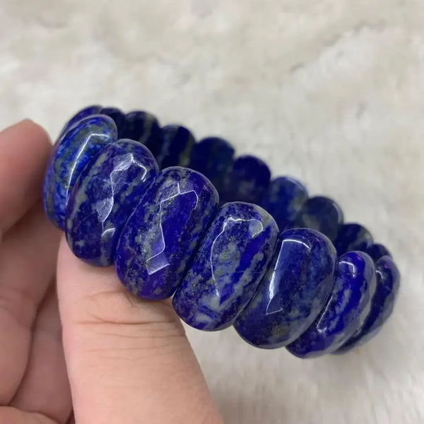 Blue Lapis Lazuli Bracelet-ToShay.org