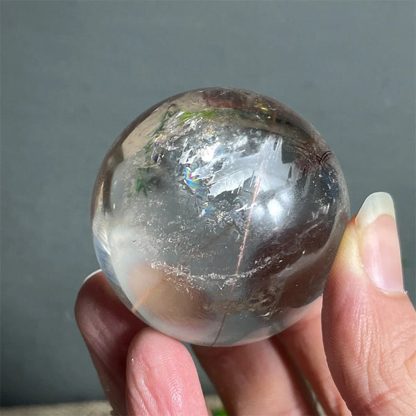 Gold Hair Quartz Ball-ToShay.org