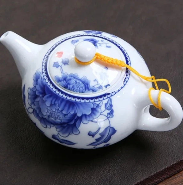 Blue White Porcelain Teapot-ToShay.org