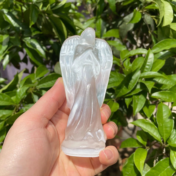 White Selenite Angel-ToShay.org