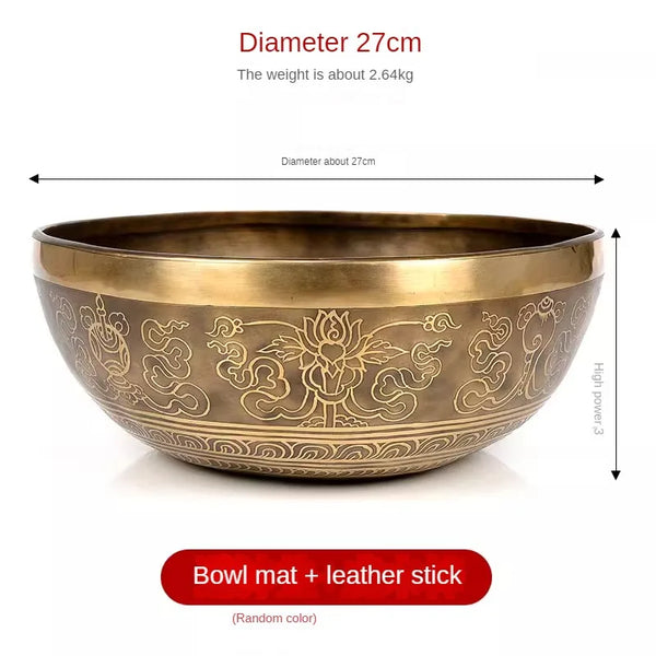 Tibetan Bronze Singing Bowl-ToShay.org