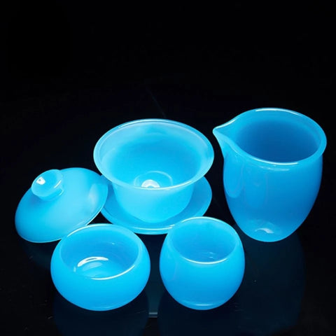 Blue Porcelain Tea Cups-ToShay.org