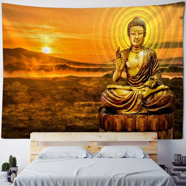 Buddha Meditation Tapestry-ToShay.org