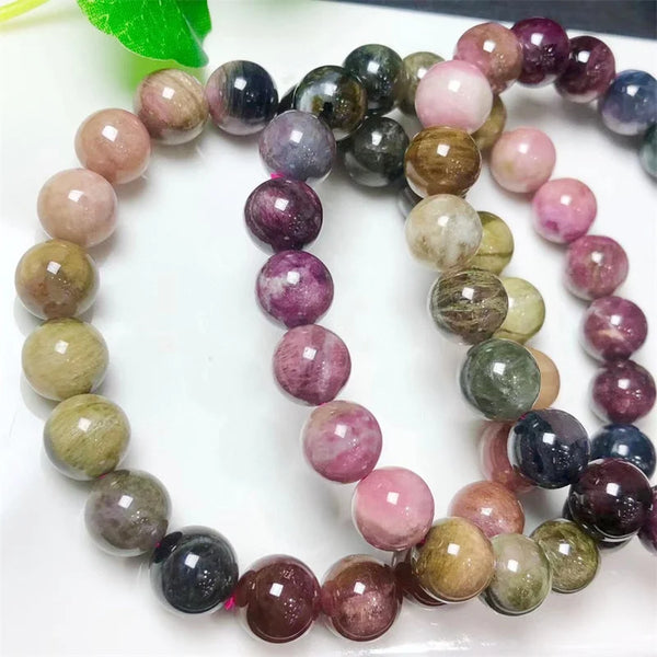 Pink Tourmaline Bead Bracelet-ToShay.org