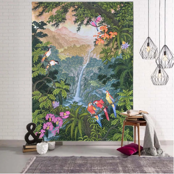 Tropical Rain Forest Tapestry-ToShay.org