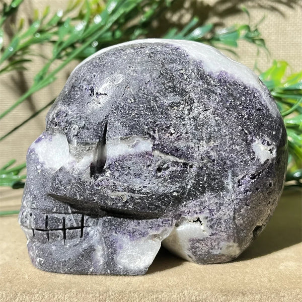 Purple Sphalerite Skull-ToShay.org