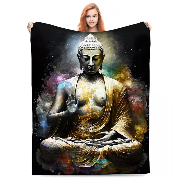 Buddha Plush Blanket-ToShay.org