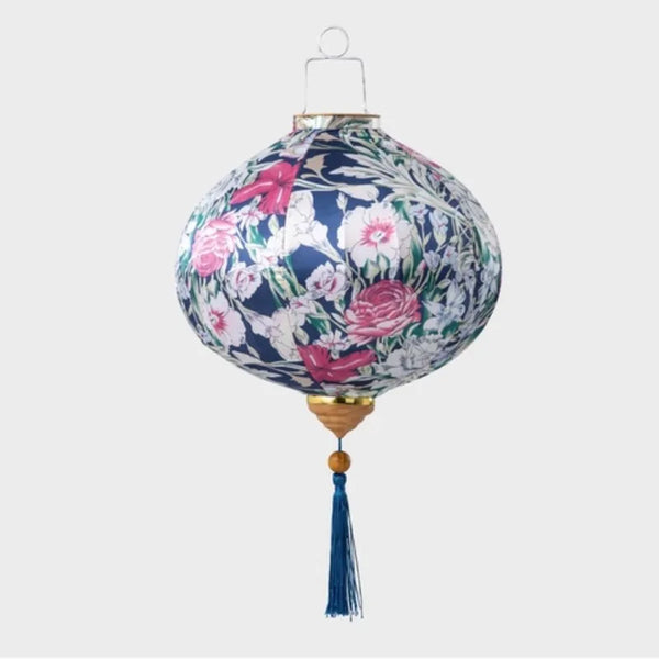 Flower Print Cloth Lantern-ToShay.org