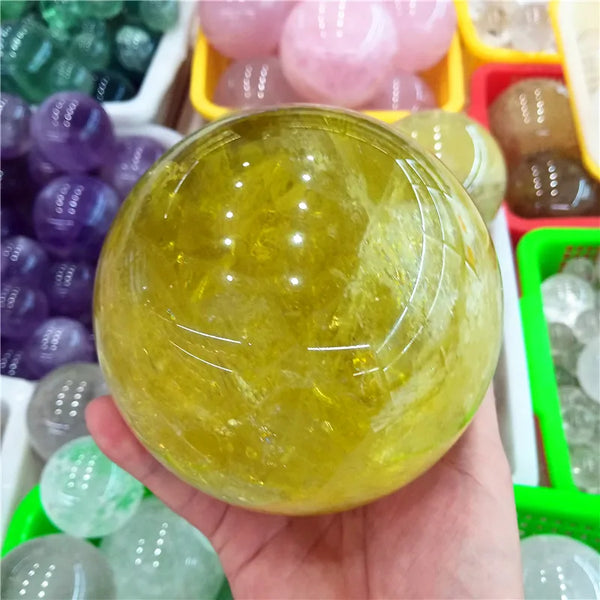 Yellow Citrine Crystal Ball-ToShay.org