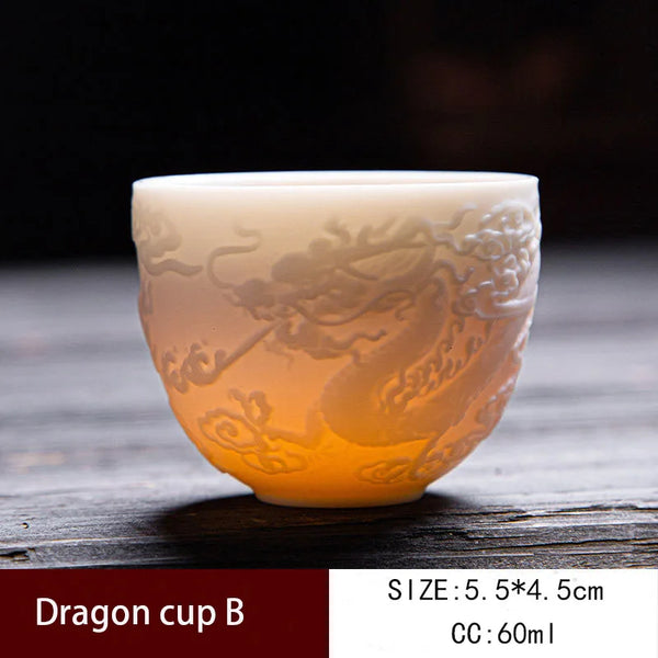 White Ceramic Tea Cup-ToShay.org