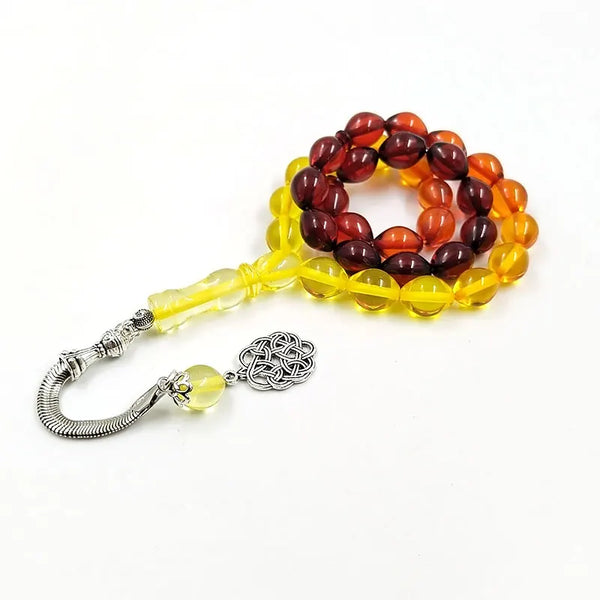 Red Amber Prayer Beads-ToShay.org