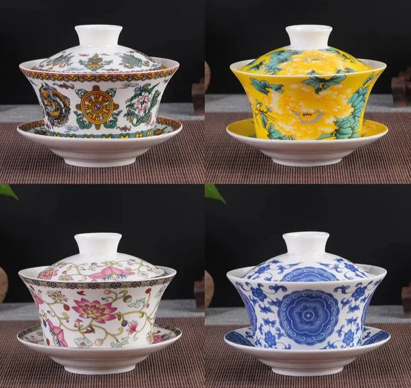 Gaiwan Ceramic Tea Tureen-ToShay.org