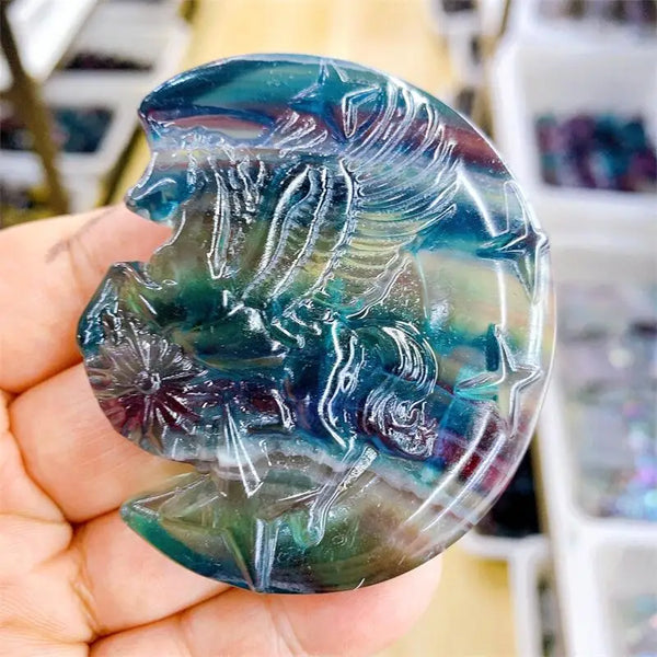 Rainbow Fluorite Unicorn-ToShay.org