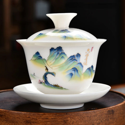 Gaiwan Ceramic Tea Tureen-ToShay.org