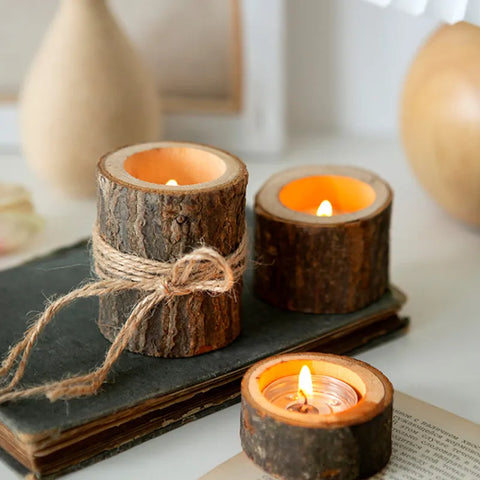 Wood Tealights Holder-ToShay.org