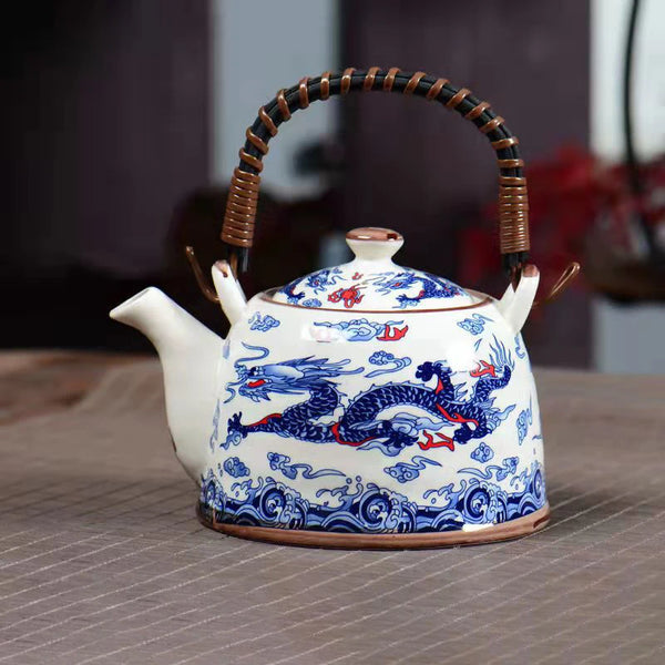 Glaze Porcelain Tea Pot-ToShay.org