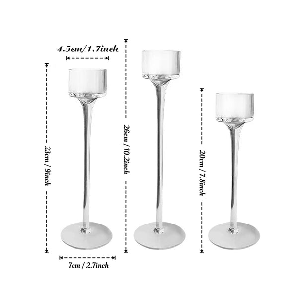 Glass Candle Holders-ToShay.org